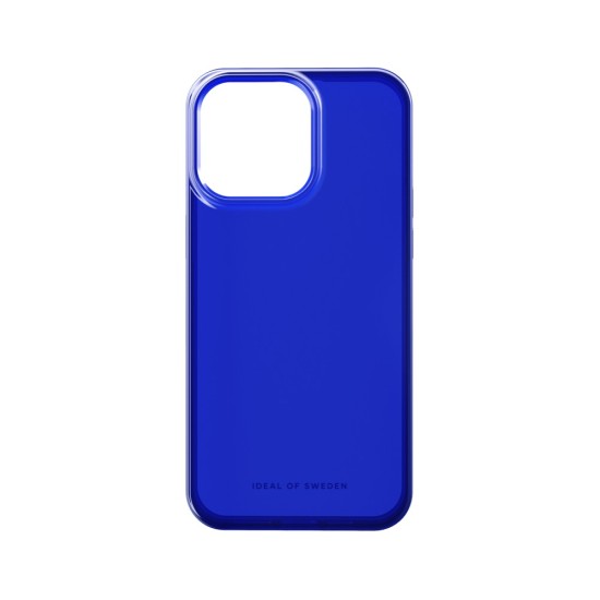 iDeal of Sweden Clear SS23 Back Case priekš Apple iPhone 15 Pro Max - Cobalt Blue - silikona aizmugures apvalks / bampers-vāciņš