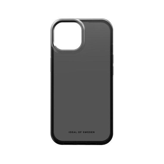 iDeal of Sweden Clear SS23 Back Case priekš Apple iPhone 15 - Tinted Black - silikona aizmugures apvalks / bampers-vāciņš