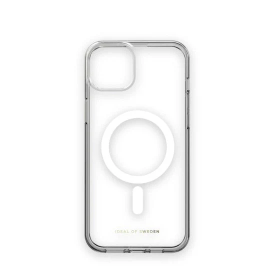 iDeal of Sweden Clear MagSafe SS23 Back Case priekš Apple iPhone 15 Plus - Clear - silikona aizmugures apvalks / bampers-vāciņš