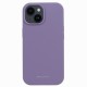 Mercury Silicone Case (Microfiber Soft Touch) priekš Apple iPhone 15 Pro Max - Violets - matēts silikona aizmugures apvalks (bampers vāciņš)