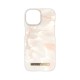 iDeal of Sweden Fashion Back Case priekš Apple iPhone 15 - Rose Pearl Marble - plastikāta aizmugures apvalks ar iebūvētu metālisku plāksni / bampers-vāciņš