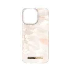 iDeal of Sweden Fashion Back Case priekš Apple iPhone 15 Pro - Rose Pearl Marble - plastikāta aizmugures apvalks ar iebūvētu metālisku plāksni / bampers-vāciņš