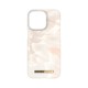 iDeal of Sweden Fashion Back Case priekš Apple iPhone 15 Pro - Rose Pearl Marble - plastikāta aizmugures apvalks ar iebūvētu metālisku plāksni / bampers-vāciņš
