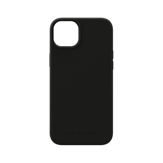 iDeal of Sweden Silicone Back Case priekš Apple iPhone 15 Plus - Black - silikona aizmugures apvalks / bampers-vāciņš