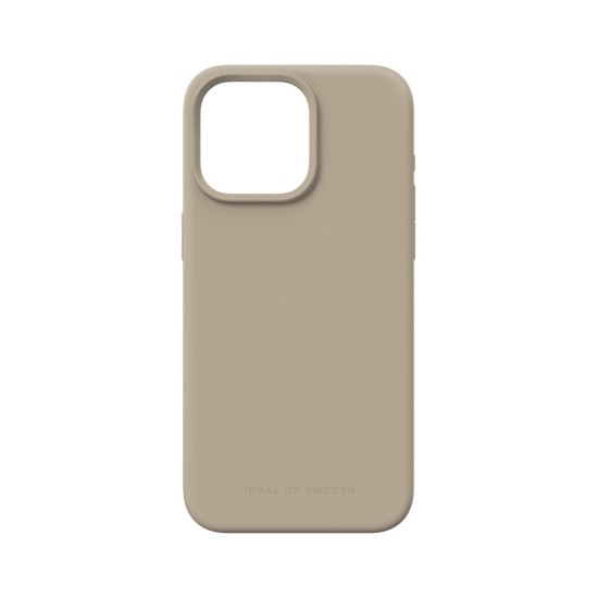 iDeal of Sweden Silicone Back Case priekš Apple iPhone 15 Pro Max - Beige - silikona aizmugures apvalks / bampers-vāciņš