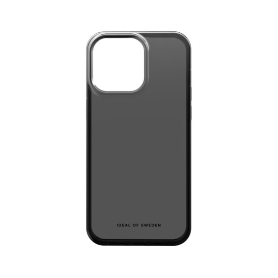 iDeal of Sweden Clear SS23 Back Case priekš Apple iPhone 15 Pro Max - Tinted Black - silikona aizmugures apvalks / bampers-vāciņš