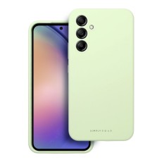 RoarKorea Cloud-Skin Silicone Case (Microfiber Soft Touch) priekš Samsung Galaxy A54 5G A546 - Gaiši Zaļš - silikona aizmugures apvalks / bampers-vāciņš