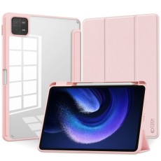 Tech-Protect SC Pen Hybrid Book Case priekš Xiaomi Pad 6 / 6 Pro - Rozā - sāniski atverams maciņš ar stendu