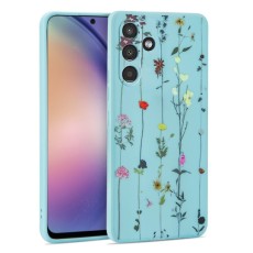 Tech-Protect Mood Series Back Case для Samsung Galaxy A34 5G A346 - Голубой / Сад - силиконовый чехол-накладка / бампер-крышка