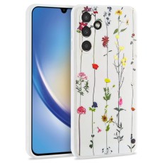 Tech-Protect Mood Series Back Case для Samsung Galaxy A34 5G A346 - Белый / Сад - силиконовый чехол-накладка / бампер-крышка