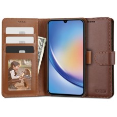 Tech-Protect Wallet Book Case для Samsung Galaxy A34 5G A346 - Коричневый - чехол-книжка с магнитом и стендом
