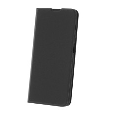 Smart Soft Book Case priekš Samsung Galaxy A34 5G A346 - Melns - sāniski atverams maciņš ar stendu / grāmatveida maks