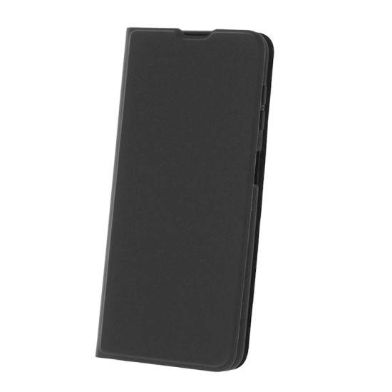 Smart Soft Book Case priekš Samsung Galaxy A34 5G A346 - Melns - sāniski atverams maciņš ar stendu / grāmatveida maks