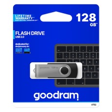 Goodram UTS2 Flash Drive 128GB USB 2.0 Flash Atmiņa - Melna