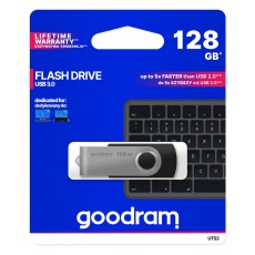Goodram UTS3 Flash Drive 128GB USB 3.0 Flash Atmiņa - Melna