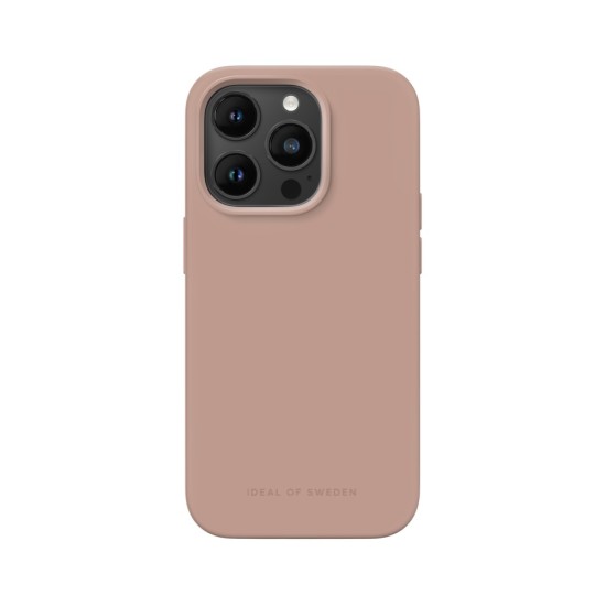 iDeal of Sweden Silicone MagSafe Back Case priekš Apple iPhone 15 Pro - Blush Pink - silikona aizmugures apvalks / bampers-vāciņš
