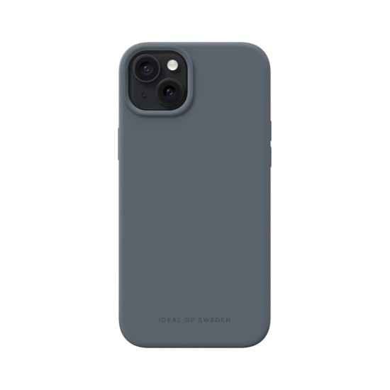 iDeal of Sweden Silicone MagSafe Back Case priekš Apple iPhone 15 Plus - Midnight Blue - silikona aizmugures apvalks / bampers-vāciņš