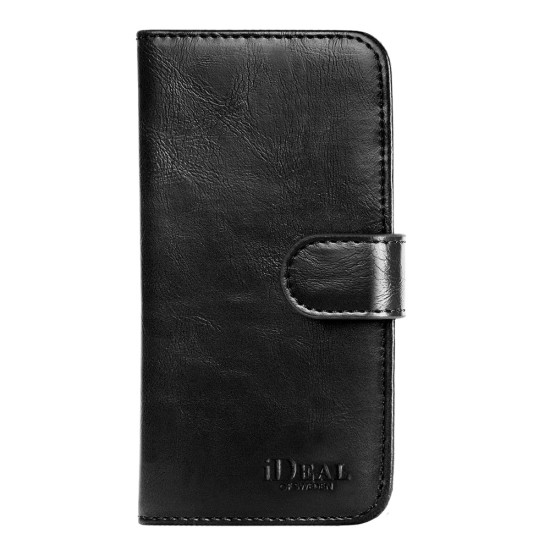 iDeal of Sweden Magnet Wallet+ Case priekš Samsung Galaxy A54 5G A546 - Black - mākslīgās ādas sāniski atverams maciņš ar bamperu uz magnēta