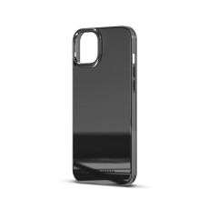 iDeal of Sweden Mirror Back Case priekš Apple iPhone 15 Plus - Mirror Black - silikona-plastikāta aizmugures apvalks / bampers-vāciņš