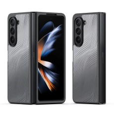 Dux Ducis Aimo Back Case priekš Samsung Galaxy Fold5 5G - Caurspīdīgs / Melns - triecienizturīgs silikona aizmugures apvalks / bampers-vāciņš