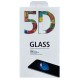 5D Full Glue Tempered Glass Screen Protector priekš Xiaomi Redmi 12 / Redmi 13 - Melns - Ekrāna Aizsargstikls / Bruņota Stikla Aizsargplēve