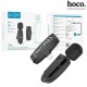 Hoco L15 Bezvadu atloka mikrofons telefoniem un planšetdatoriem ar Lightning savienotāju - Melns - wireless lavalier microphone