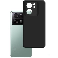 3MK Matt Case priekš Xiaomi 13T 5G / 13T Pro 5G - Melns - matēts silikona aizmugures apvalks / bampers-vāciņš