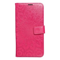 Forcell Mezzo Book Case priekš Xiaomi Redmi Note 12s - Sārts / Mandala - sāniski atverams maciņš ar stendu un auklu / grāmatveida maks