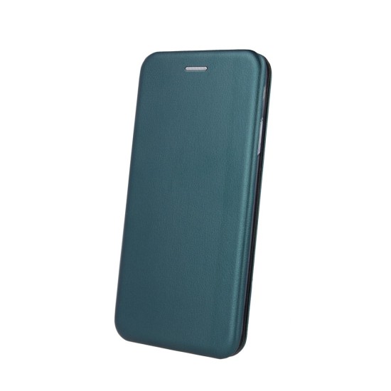 Forcell Elegance book case priekš Samsung Galaxy S23 FE S711 - Tumši Zaļš - sāniski atverams maciņš ar stendu / grāmatveida maks