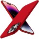 X-Level Guardian Series Frosted TPU Case для Samsung Galaxy S23 FE S711 - Красный - матовая силиконовая накладка / бампер-крышка