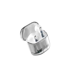 WIWU Ghost TWS Wireless In-Ear Earphones Bluetooth 5.3 with Charging Base Universālas Bezvadu Stereo Austiņas - Baltas