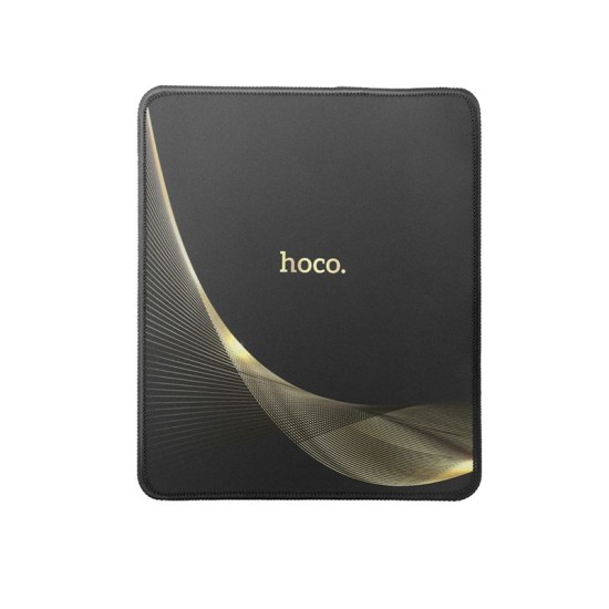 Hoco Aurora Mouse Gaming Pad peles paliktnis, 240 mm x 200 mm x 2 mm - Melns