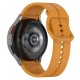 Silicone Watch Band Replacement priekš Samsung Galaxy Watch 4 / 5 / 5 Pro / 6 / Classic (40 / 42 / 43 / 44 / 45 / 46 / 47 mm) - Dzeltens - silikona siksniņas (jostas) priekš pulksteņiem
