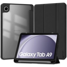 Tech-Protect SC Pen Hybrid Book Case priekš Samsung Galaxy Tab A9 X110 / X115 / A11 X133 / X135 - Melns - sāniski atverams maciņš ar magnētu un stendu
