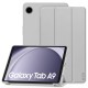 Tech-Protect Smart Case priekš Samsung Galaxy Tab A9 X110 / X115 - Pelēks - sāniski atverams maciņš ar magnētu un stendu