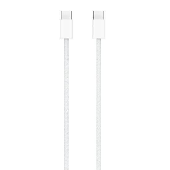 Apple 1M MQKJ3ZM/A USB--C to USB-C 60W Woven Charge Cable - Apple iPhone / iPad Type-C lādēšanas un datu kabelis / vads
