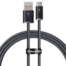 Baseus 1M Dynamic 5A / 100W PD/QC USB to Type-C cable - Pelēks - Type-C lādēšanas un datu kabelis / vads