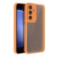 Variete Back Case priekš Samsung Galaxy A15 4G A155 / A15 5G A156 - Oranžs - matēts silikona-plastikāta aizmugures apvalks / bampers-vāciņš