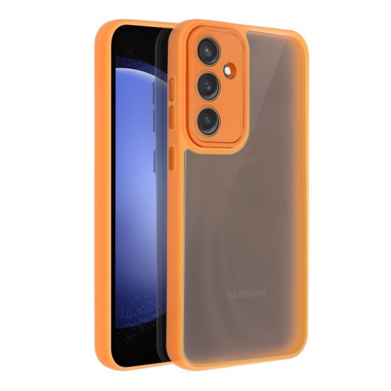 Variete Back Case priekš Samsung Galaxy A05s A057G - Oranžs - matēts silikona-plastikāta aizmugures apvalks / bampers-vāciņš