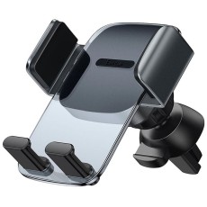Baseus (SUYK000101) Easy Control Air Vent Car Holder - Melns - Universāls stiprinājums turētājs auto ventilācijas režģa