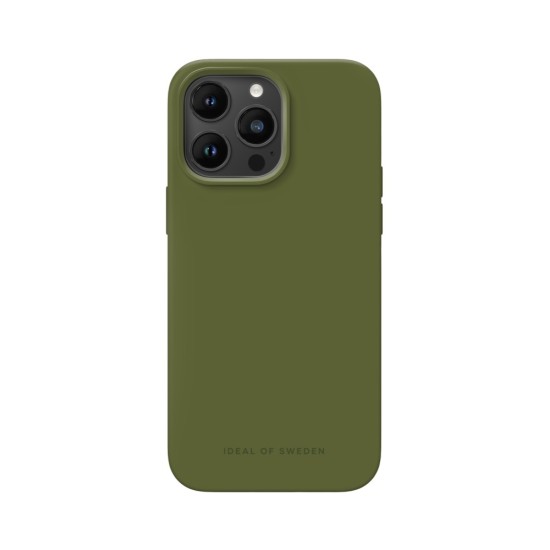 iDeal of Sweden Silicone MagSafe Back Case priekš Apple iPhone 14 Pro Max - Khaki - silikona aizmugures apvalks / bampers-vāciņš