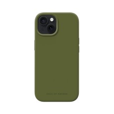 iDeal of Sweden Silicone MagSafe Back Case priekš Apple iPhone 15 - Khaki - silikona aizmugures apvalks / bampers-vāciņš