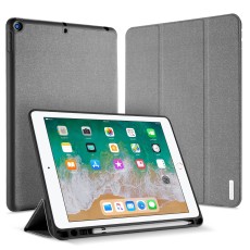 Dux Ducis Domo series priekš Apple iPad 9.7 2017 / 2018 - Pelēks - sāniski atverams maciņš ar magnētu un stendu