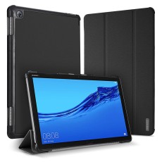 Dux Ducis Domo series priekš Apple iPad Pro 11 (2018) / Air 4 (2020) / Air 5 (2022) / Air 11 (2024 / 2025) - Melns - sāniski atverams maciņš ar magnētu un stendu