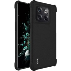 Imak Matte Finish Airbag TPU Back Case priekš OnePlus 10T - Melns - triecienizturīgs silikona aizmugures apvalks (bampers, vāciņš, slim TPU silicone case shell cover, bumper)
