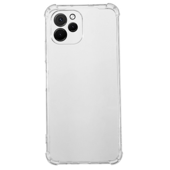 Shockproof TPU Back Case priekš Huawei Honor X6 / X8 5G / Honor 70 Lite - Caurspīdīgs - silikona aizmugures apvalks / bampers-vāciņš