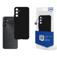 3MK Matt Case priekš Samsung Galaxy A05s A057G - Melns - matēts silikona aizmugures apvalks  / bampers-maciņš
