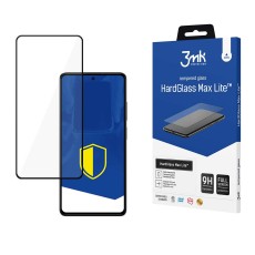 3MK HardGlass Max Lite Tempered Glass protector priekš Google Pixel 8 - Melns - ekrāna aizsargstikls / bruņu stikls