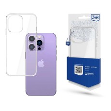 3MK Clear Case priekš Apple iPhone 15 Pro - Caurspīdīgs - silikona aizmugures apvalks / bampers-vāciņš