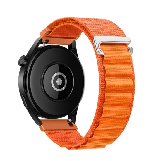 22mm Forcell F-Design (FS05) Nylon Watch Band - Oranžs - neilona siksniņa viedpulksteņiem